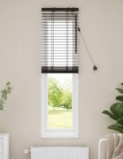 vidaXL Венецианска щора Тъмен кафяв 40 x 130 см 35 mm