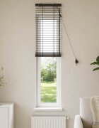 vidaXL Венецианска щора Тъмен кафяв 50 x 160 см 35 mm