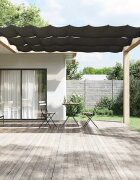 vidaXL Вертикален сенник антрацит 100x1200 см оксфорд плат