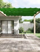 vidaXL Вертикален сенник светлозелен 140x420 см оксфорд плат