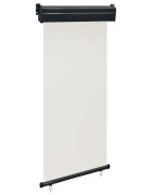 vidaXL Вертикална тента за балкон 105x250 см кремава