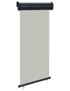 vidaXL Вертикална тента за балкон 105x250 см сива