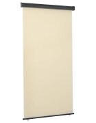 vidaXL Вертикална тента за балкон 125x250 см кремава
