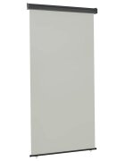 vidaXL Вертикална тента за балкон 125x250 см сива