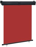 vidaXL Вертикална тента за балкон 145x250 см червена