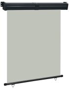 vidaXL Вертикална тента за балкон 145x250 см сива