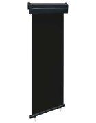vidaXL Вертикална тента за балкон 65x250 см черна