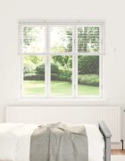 vidaXL Вертикални щори Бяло 130 x 140 cm Алуминий
