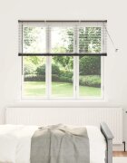 vidaXL Вертикални щори Черно 130 x 150 cm Алуминий