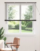vidaXL Вертикални щори Черно 175 x 135 см Алуминий