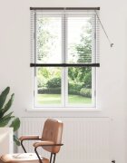 vidaXL Вертикални щори Черно 175 x 85 см Алуминий