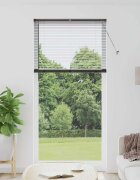 vidaXL Вертикални щори Черно 220 x 105 см Алуминий