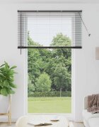 vidaXL Вертикални щори Черно 220 x 130 см Алуминий
