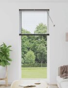 vidaXL Вертикални щори Черно 220 x 95 см Алуминий