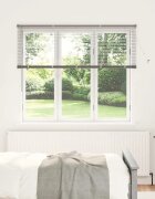vidaXL Вертикални щори Сребристо 130 x 160 см Алуминий