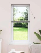 vidaXL Вертикални щори Сребристо 130 x 60 см Алуминий