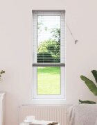 vidaXL Вертикални щори Сребристо 175 x 40 см Алуминий