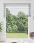 vidaXL Вертикални щори Сребристо 220 x 155 см Алуминий