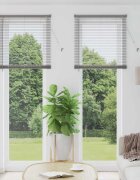 vidaXL Вертикални щори Сребристо 220 x 80 см Алуминий