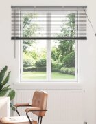 vidaXL Вертикални щори Тъмносиво 130 x 125 см Алуминий