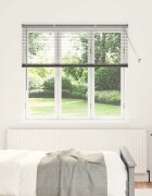 vidaXL Вертикални щори Тъмносиво 130 x 140 cm Алуминий