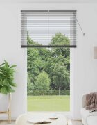 vidaXL Вертикални щори Тъмносиво 220 x 110 cm Алуминий