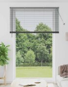 vidaXL Вертикални щори Тъмносиво 220x150см Алуминий