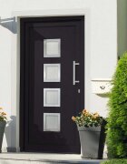 vidaXL Входна врата антрацит 88x200 см