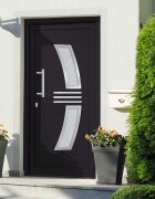vidaXL Входна врата антрацит 88x200 см