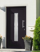 vidaXL Входна врата антрацит 98x208 см