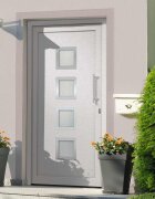 vidaXL Входна врата бяла 88x200 см