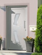 vidaXL Входна врата бяла 88x200 см
