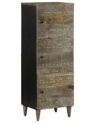 vidaXL Висок шкаф 40x33x110 см мангово дърво масив