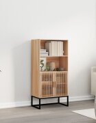 vidaXL Висок шкаф 60x35x125 см инженерно дърво