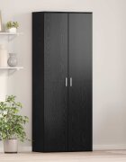 vidaXL Висок шкаф 70 x 33.5 x 180 см Инженерна дървесина Черния дъб