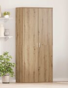 vidaXL Висок шкаф 80 x 39 x 178 см Инженерна дървесина Дъб артизан