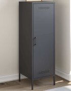 vidaXL Висок шкаф антрацит 36x39x113 см стомана