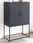 vidaXL Висок шкаф антрацит 685x385x107 см стомана