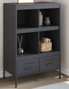 vidaXL Висок шкаф антрацит 68x39x1015 см стомана