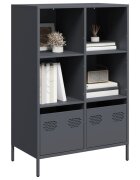 vidaXL Висок шкаф антрацит 68x39x1035 см стомана