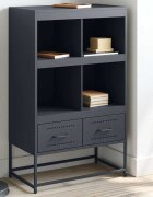 vidaXL Висок шкаф антрацит 68x39x1115 см стомана