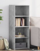 vidaXL Висок шкаф бетонно сив 45x41x124 см инженерно дърво