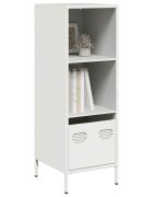 vidaXL Висок шкаф бял 35x39x1035 см стомана