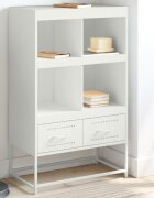 vidaXL Висок шкаф бял 68x39x1115 см стомана