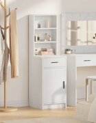 vidaXL Висок шкаф Бяло 41 x 40 x 135 см Инженерна дървесина