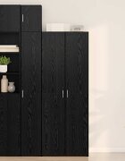 vidaXL Висок шкаф Черния дъб 70 x 425 x 185 см