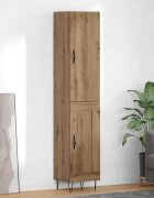 vidaXL Висок шкаф Дъб 345 x 34 x 90 см Инженерна дървесина