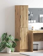 vidaXL Висок шкаф Дъб 35 x 39 x 168 см