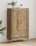 vidaXL Висок шкаф Дъб 695 x 31 x 115 см Инженерна дървесина