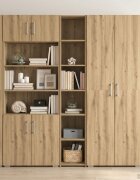 vidaXL Висок шкаф Дъб артизан 30 x 41 x 185 см Инженерна дървесина